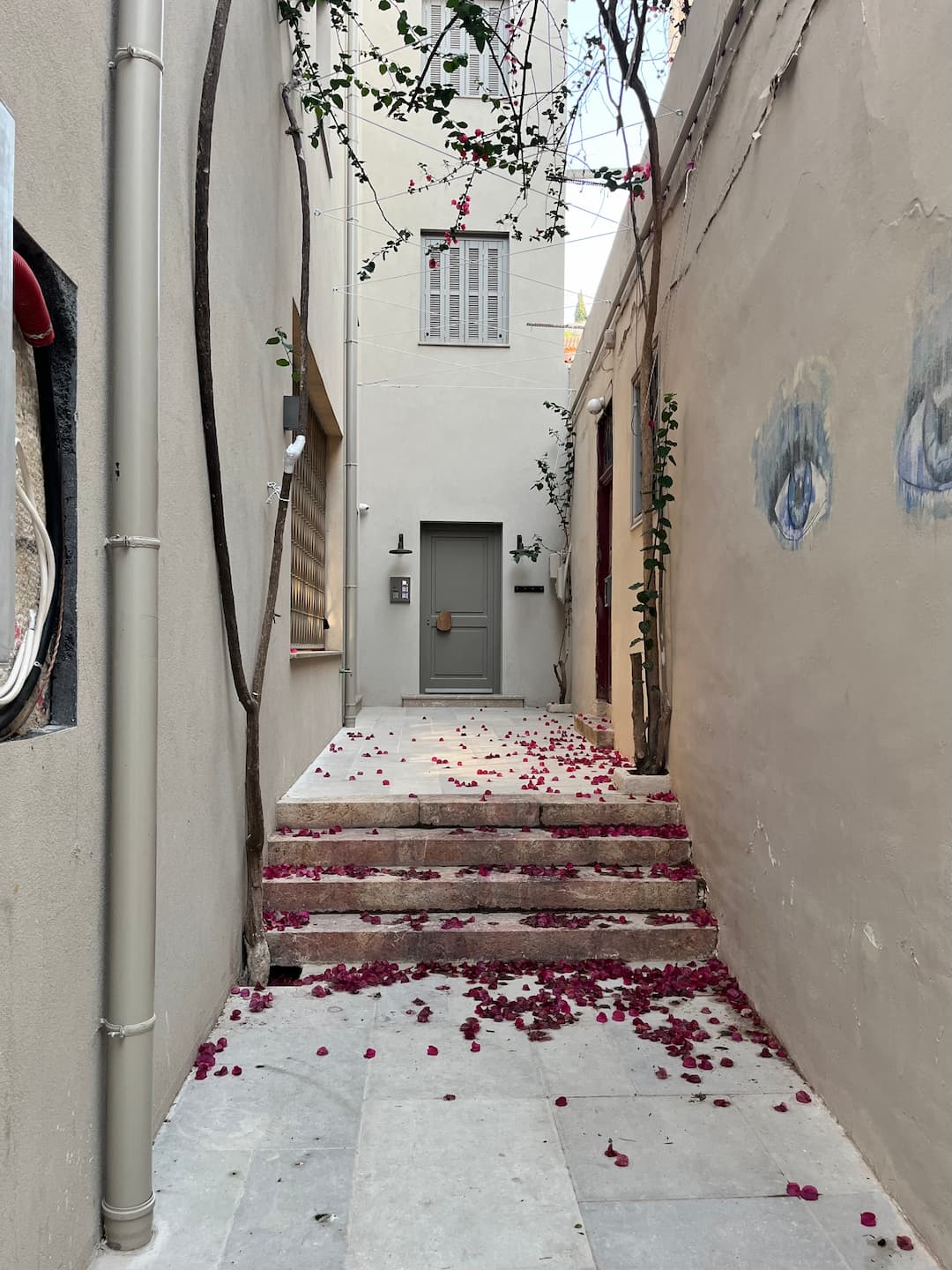 ruelle de Nauplie en Grèce
