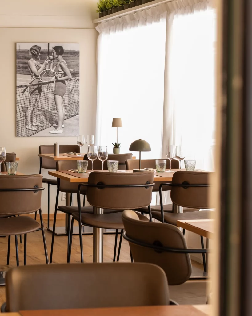 décoration du tennis club