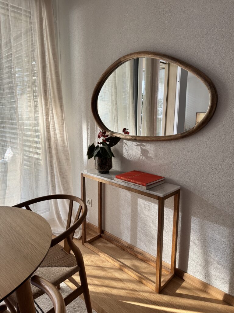 Console et miroir design
